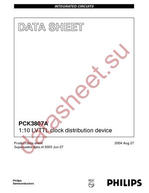 PCK3807AD,112 datasheet  